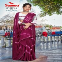 Saumya Mishka Vol-2 Wholesale Nykaa Checks Patterns Sarees