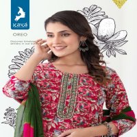 Kaya Oreo Wholesale 3 Piece Straight Kurtis With Pant And Dupatta