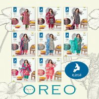 Kaya Oreo Wholesale 3 Piece Straight Kurtis With Pant And Dupatta