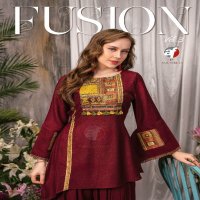 Anju Fusion Vol-3 Wholesale Designer Kurti With Afghani Pant