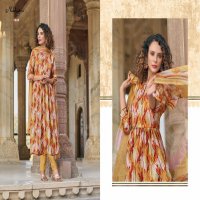 Anmol Tex Nakshatra Pro Vol-48 Wholesale Leon Crepe Printed Dress Material
