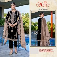 Motifz D.no 2019 Wholesale Velvet Work Winter Pakistani Suits