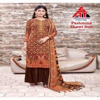 SAT Pashmina Shawl Suit Vol-13 Wholesale Pashmina Winter Dress Material