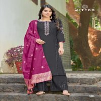 MITTOO PRESENT PARINITA READYMADE FANCY TOP WITH PLAZZO AND DUPATTA SUPPLIER
