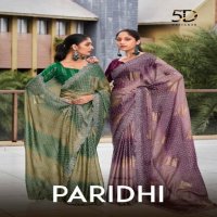 5D Designer Paridhi Wholesale Chiffon Brasso Ethnic Sarees