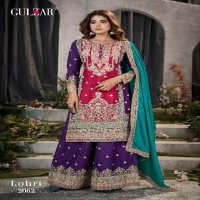 GULZAR LOHRI 2061-2063 DESIGNER EMBROIDERY READYMADE PAKISTANI 3PCS SUIT