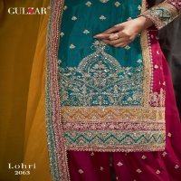 GULZAR LOHRI 2061-2063 DESIGNER EMBROIDERY READYMADE PAKISTANI 3PCS SUIT