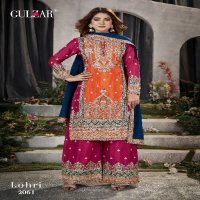 GULZAR LOHRI 2061-2063 DESIGNER EMBROIDERY READYMADE PAKISTANI 3PCS SUIT