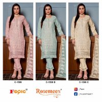 Fepic Rosemeen C-1599 Wholesale Pakistani Concept Pakistani Suits