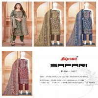 Bipson Safari 2427 Wholesale Pure Woolen Safari Pashmina Winter Dress Material