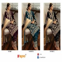 Fepic Rosemeen V-17017 Wholesale Velvet Pakistani Concept Suits