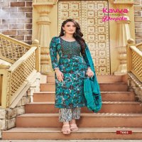 Kavya Deepika Vol-7 Wholesale Ready Made 3 Piece Dresses