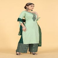 SEAMORE PADMAVATI ONE FULLSTITCH FANCY KURTI PANT DUPATTA SET