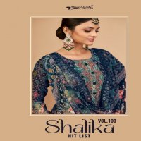 Shree Shalika Shalika Vol-103 Hit List Wholesale Pure Georgette Sequence Work Festive Suits