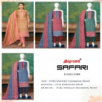 Bipson Safari 2388 Wholesale Pure Woollen Safari Pashmina Winter Dress Material