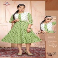 Namoh Vaishnavi Vol-2 Wholesale Heavy Reyon With Atech koti Kids Kurtis