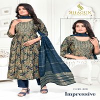 Shagun Textile Impressive Wholesale Readymade 3 Piece Salwar Suits