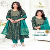 Shagun Textile Impressive Wholesale Readymade 3 Piece Salwar Suits