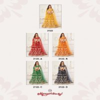 NARAYANI FASHION 2122 ABCD DESIGNER SEMISTITCH LEHENGA CHOLI WEDDING WEAR EXCLUSIVE COLLECTION