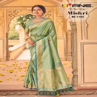 B Fine Mishri Wholesale Banarasi Silk Party Wear Sarees