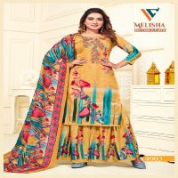 Vandana Melisha Vol-4 Wholesale Designer Neck Embroidery Dress Material