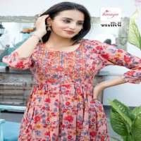 Hinaya Resham Vol-3 Wholesale Short Indo Western Tops