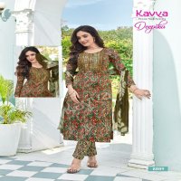 Kavya Deepika Vol-8 Wholesale Ready Made 3 Piece Dresses