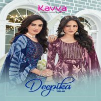 Kavya Deepika Vol-8 Wholesale Ready Made 3 Piece Dresses