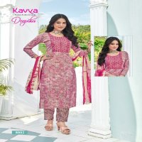 Kavya Deepika Vol-8 Wholesale Ready Made 3 Piece Dresses