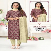 Veeksha Rohini Wholesale Readymade Kurti With Pant And Dupatta