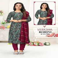 Veeksha Rohini Wholesale Readymade Kurti With Pant And Dupatta