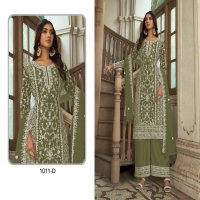 Sabah Khwaab 1011 Colour Wholesale Festive Salwar Suits