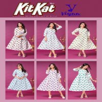 Viyaa Kit Kat Vol-1 Wholesale Cotton With Hand Work Kurtis