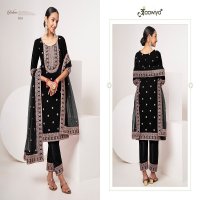 Aawiya Sabhyata Vol-1 Wholesale Velvet Straight Suits