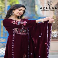 Afsana Kasida Velvet Wholesale Readymade Velvet Suits Combo