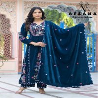 Afsana Kasida Velvet Wholesale Readymade Velvet Suits Combo