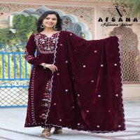 Afsana Kasida Velvet Wholesale Readymade Velvet Suits Combo