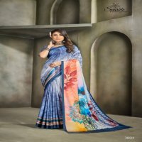 Charmi Fashion Raina Wholesale Japan Crepe Ethnic Sarees