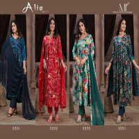 Moksh Alia Vol-1 Wholesale Alia Cut Tops With Pant And Dupatta