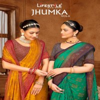 Lifestyle Jhumka Vol-5 Wholesale Ethnic Sarees