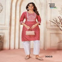 BLUE HILLS PEACOCK VOL 3 READYMADE STRAIGHT KURTI IN PLUS SIZES
