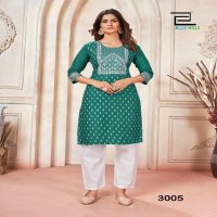 BLUE HILLS PEACOCK VOL 3 READYMADE STRAIGHT KURTI IN PLUS SIZES