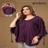 Gaabaa D.no 13 Wholesale Reyon Wrinkle Kaftan Tops