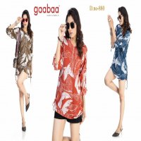 Gaabaa D.no 880 Wholesale Short Top With Stitching Pattern Tops