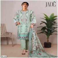 Jade Crimson Vol-3 Exclusive Heavy Lawn Printed Dress Material