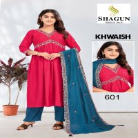 Shagun Textile Khwaish Wholesale Readymade Alia Cut Salwar Suits