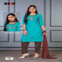KS4U Bindu Wholesale Girl Readymade Patiyala Suits