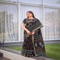 SIDDHANTH WEAVES BLACK BEAUTY 44001-44008 SPECIAL COMFY WEAR COTTON SAREES