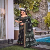 SIDDHANTH WEAVES BLACK BEAUTY 44001-44008 SPECIAL COMFY WEAR COTTON SAREES