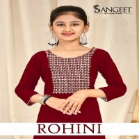 Sangeet Rohini Wholesale Kids Kurti With Pants